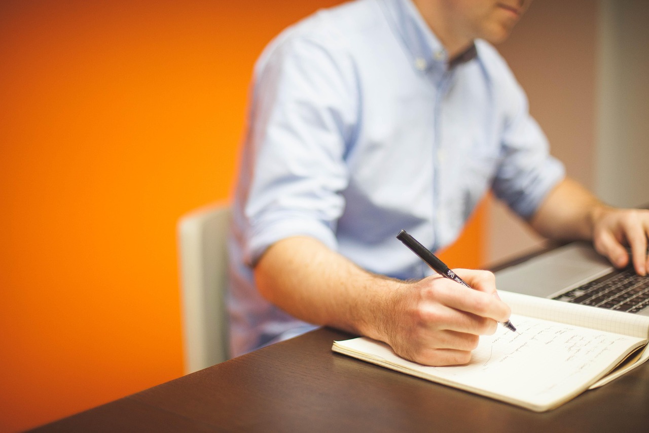 Notes and checklist on a desk